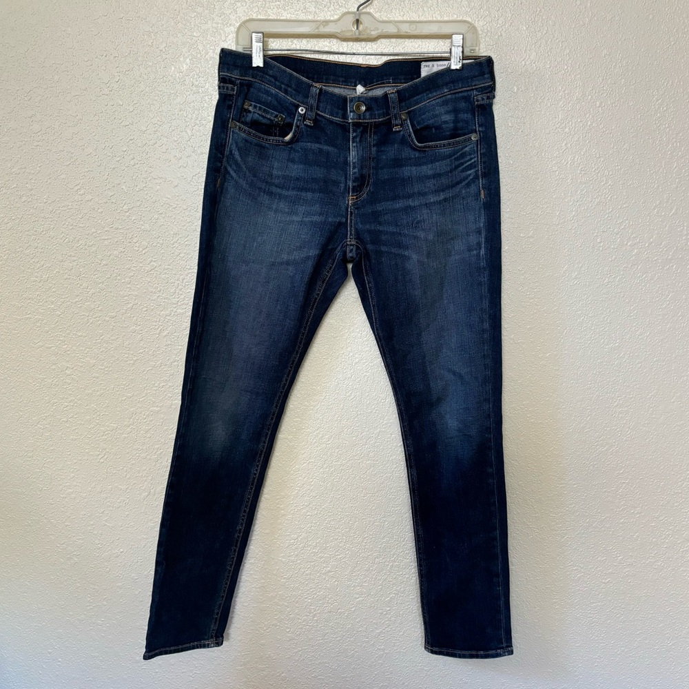 Rag & Bone Dark Wash Dre Skinny Jeans Size 28